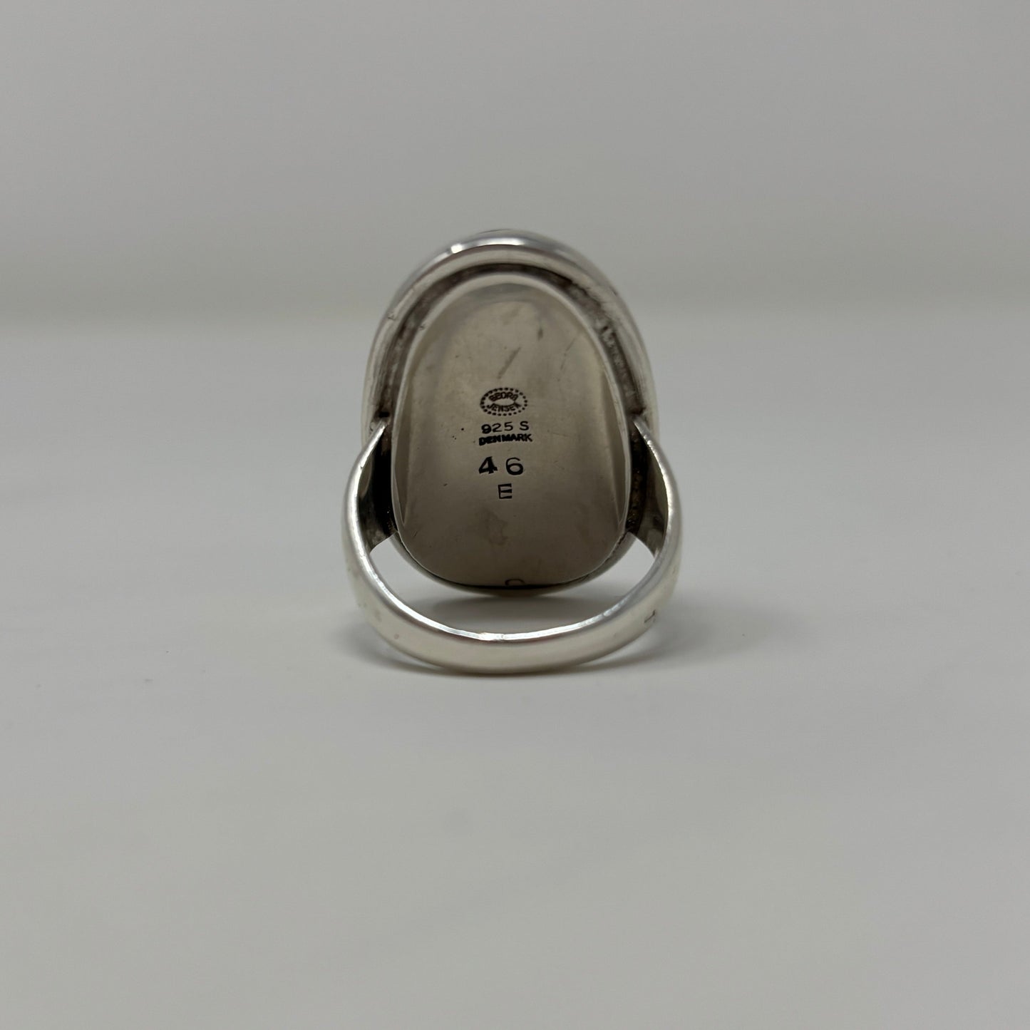 Estate Georg Jensen Large Ring with Tiger Eye 46E