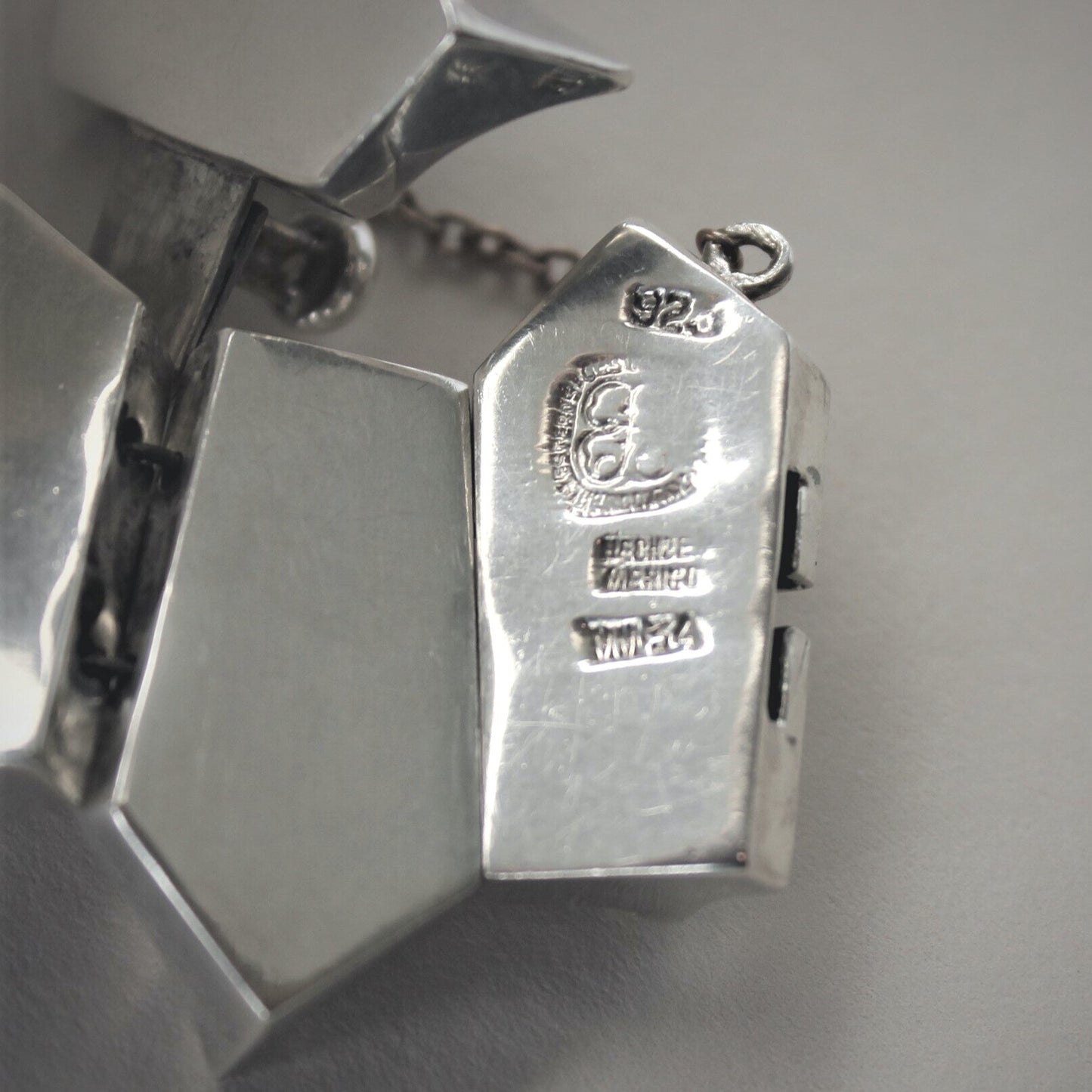 Los Castillos Modernist Sterling Silver Bracelet