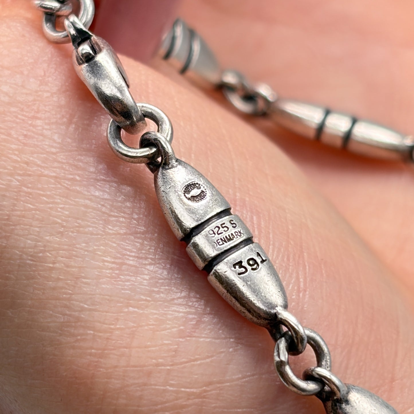 Estate Georg Jensen Sterling Silver Bracelet by Lene Munthe No. 391