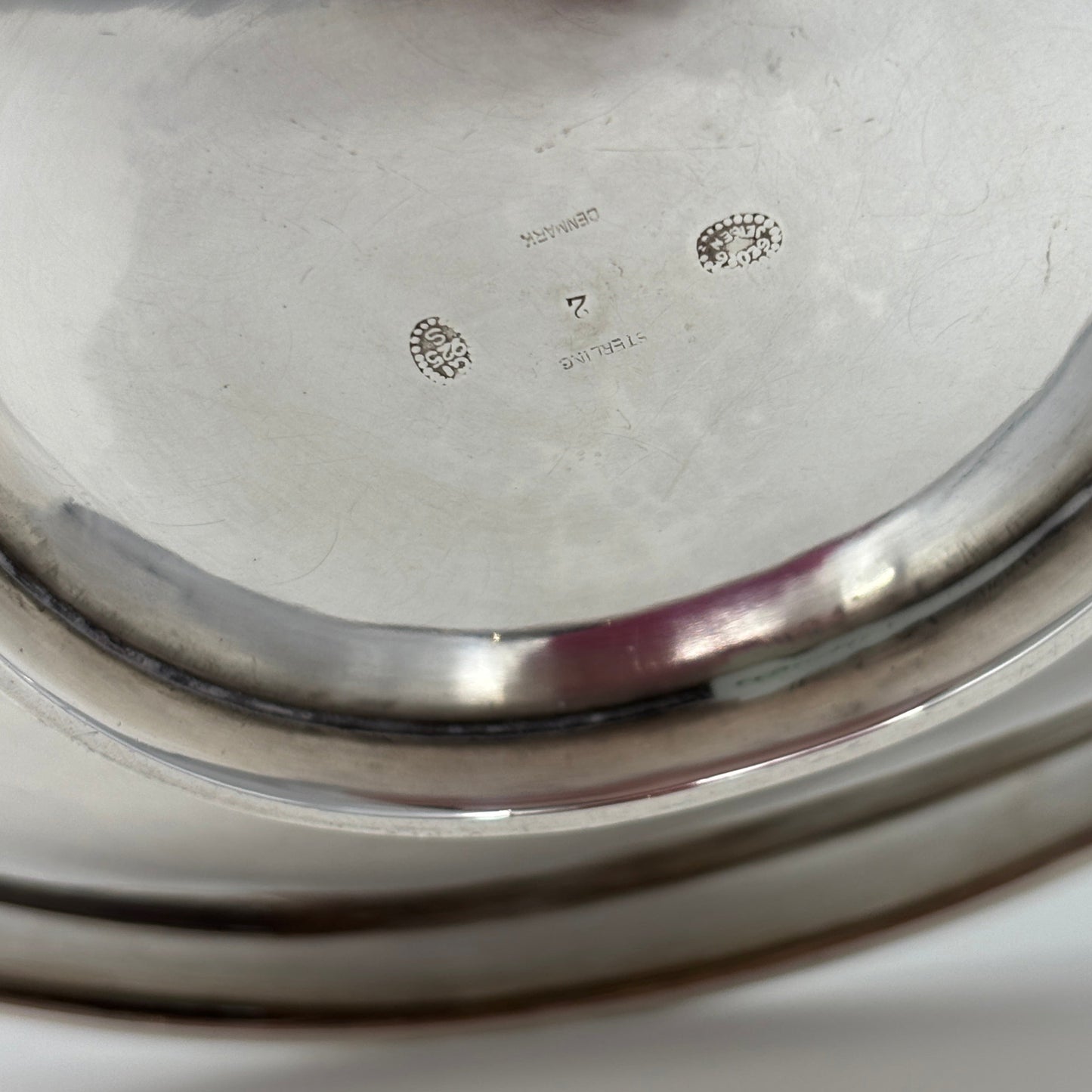 Estate Georg Jensen Sterling Silver Blossom Footed Dish No. 2 (Early Marks 1930's)