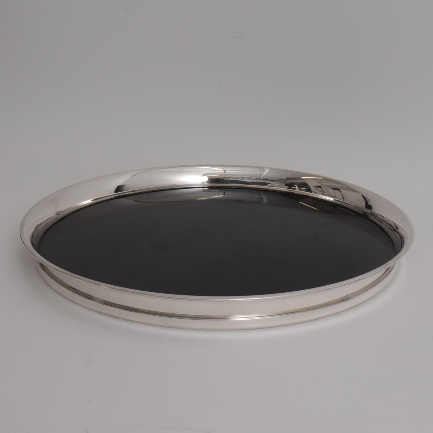 Estate Sterling Silver Large Round Tray by Reed & Barton 16