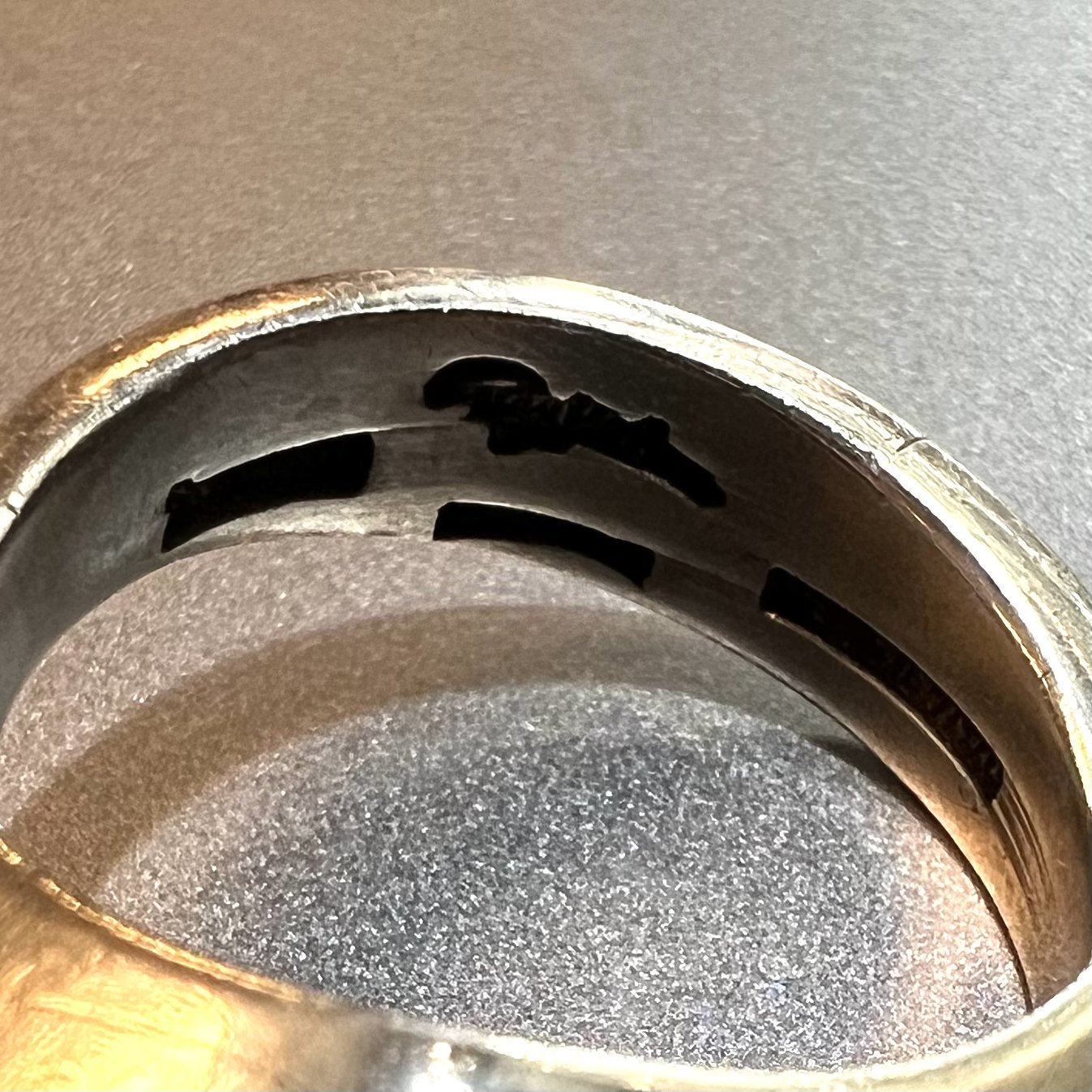 Estate Rey Urban Sterling Silver Modernist Ring