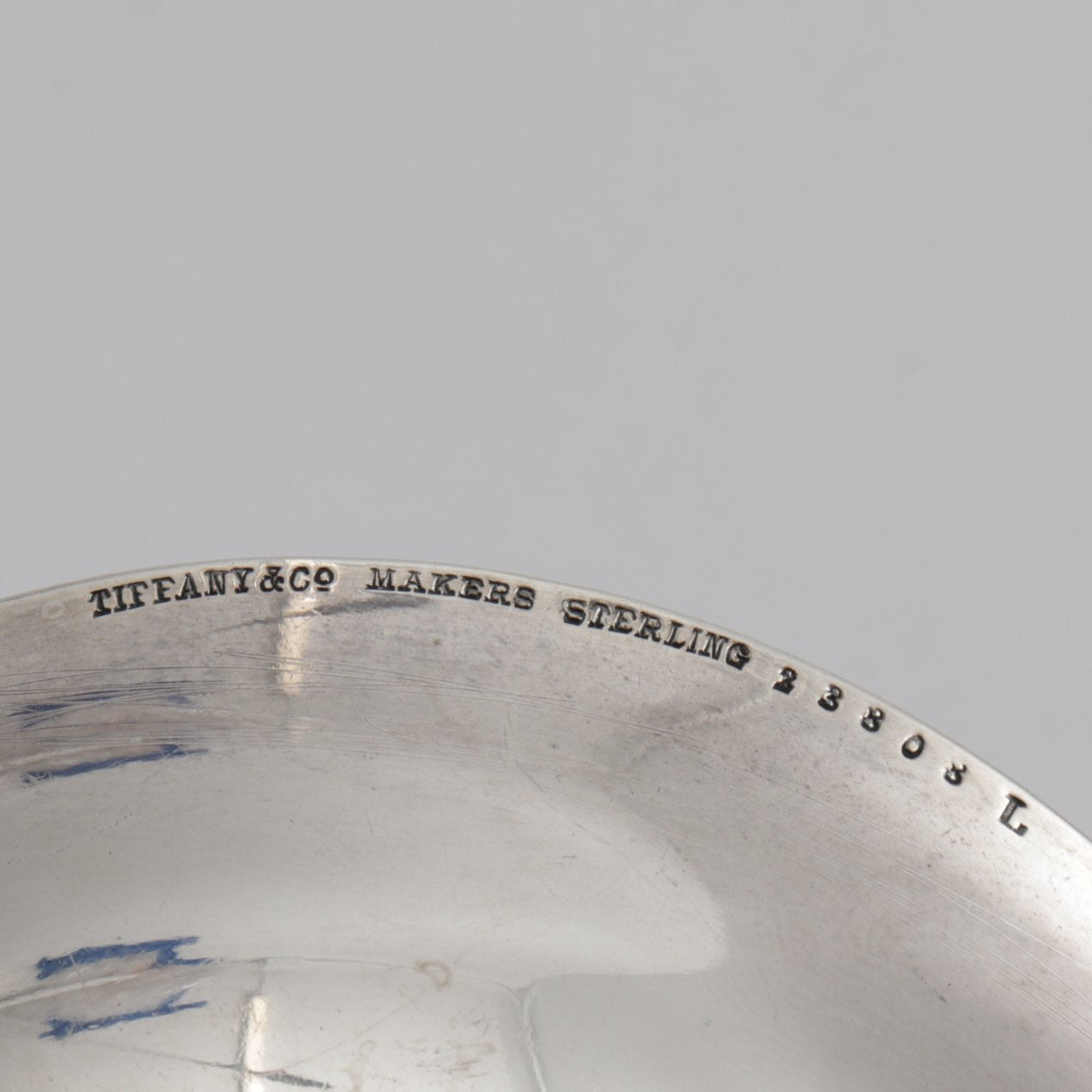 Estate Tiffany & Co. Sterling Silver Ring Dish with "Puti"