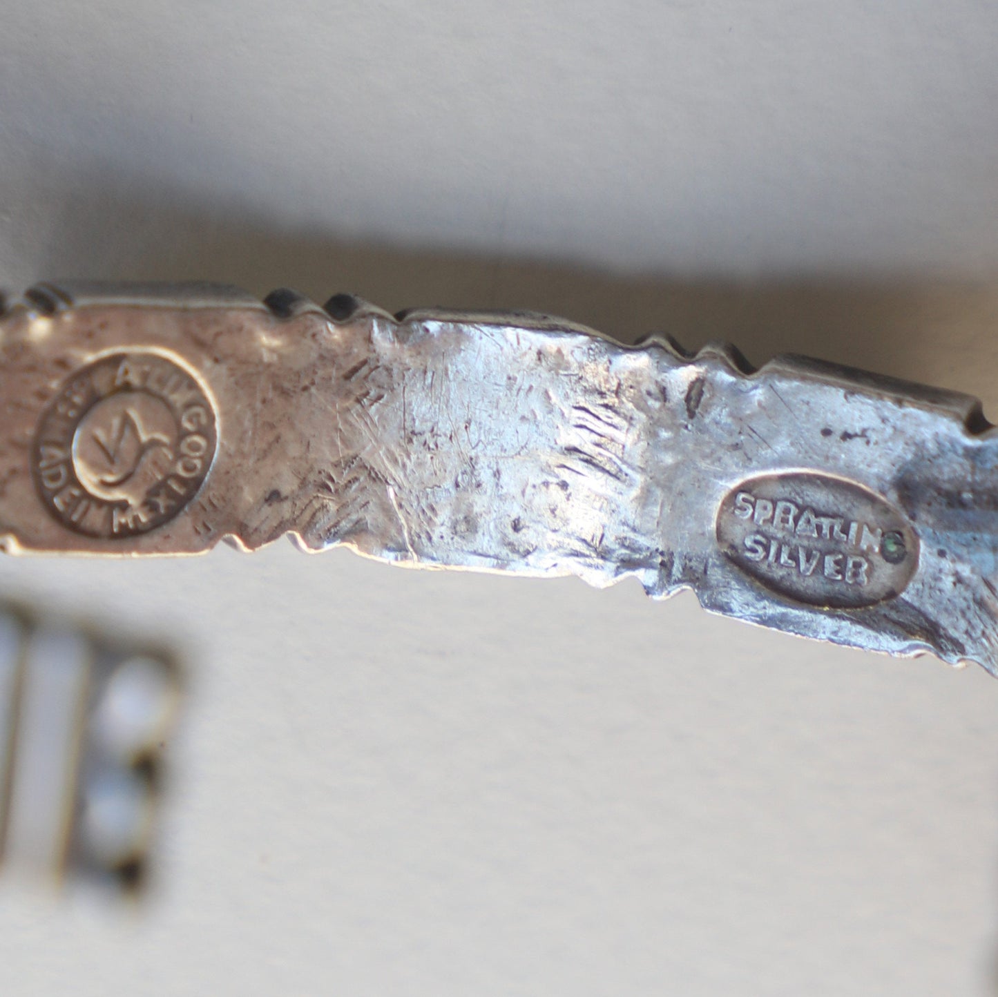 Estate William Spratling Sterling Silver "Pyramid" Cuff Bracelet