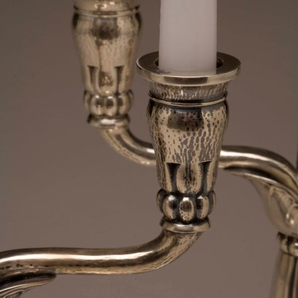 Georg Jensen Three Lite Candelabra No 161