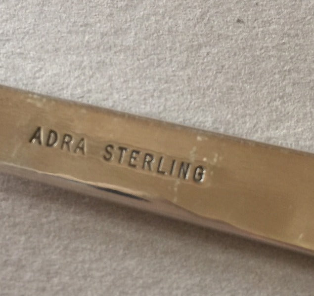 Sterling Silver Handmade Service of 12 by Adra Designed by Adolf Tischler