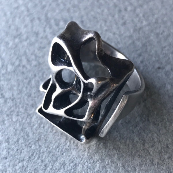 David Andersenサガリング シルバー925 11号　ヴィンテージ Estate David Andersen Sterling Silver Brutalist Ring – Gallery 925