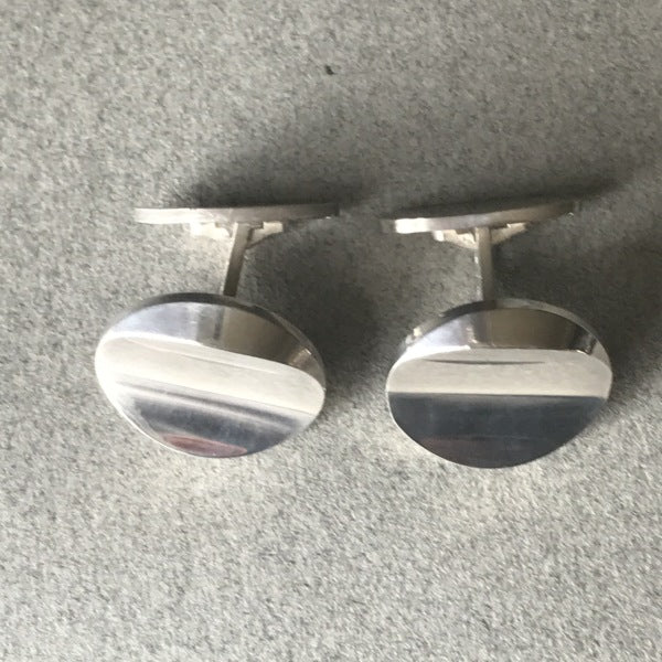 Georg Jensen Sterling Silver Cufflinks No. 107 Nanna Ditzel