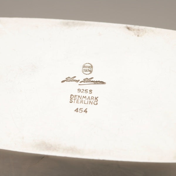 Karl Gustav Hansen Sterling Silver Modernist Teaset