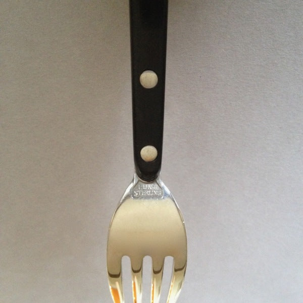 Estate Sterling Silver Lunt "Contrast" by Nord Bowlen Service of 12