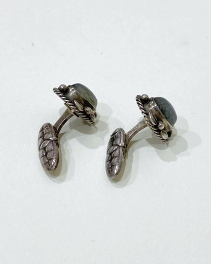 George Jensen Cufflinks with Labradorite No. 17