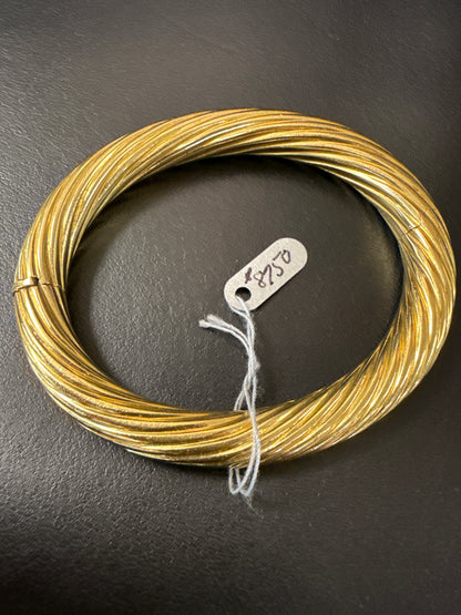 18kt gold heavy bangle 48gr