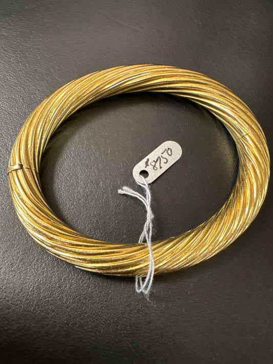 18kt gold heavy bangle 48gr