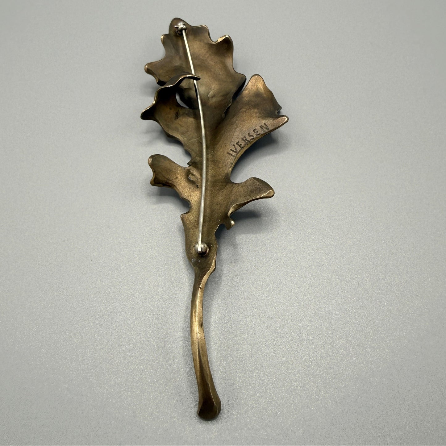 Estate Oak Leaf Brooch by John Iversen