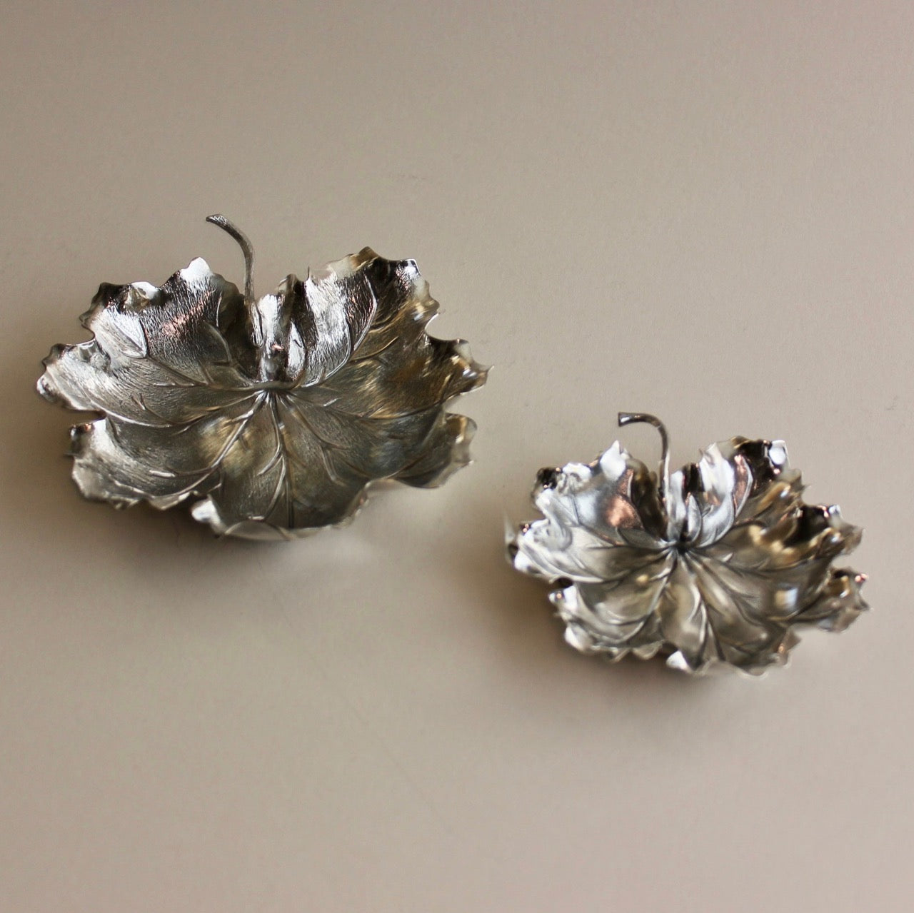 Buccellati Sterling Silver "Geranium Leaf" Bowl Small