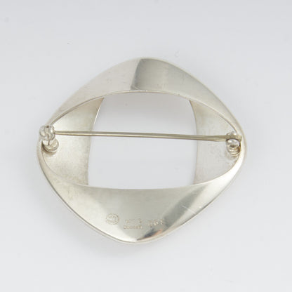 Georg Jensen Sterling Brooch, Design #368 by Henning Koppel