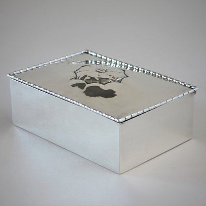 Georg Jensen Sterling Silver Keepsake Box, No.39