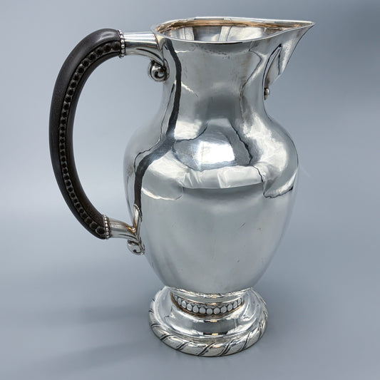 Estate Sterling Silver Georg Jensen Large Water Pitcher No. 5