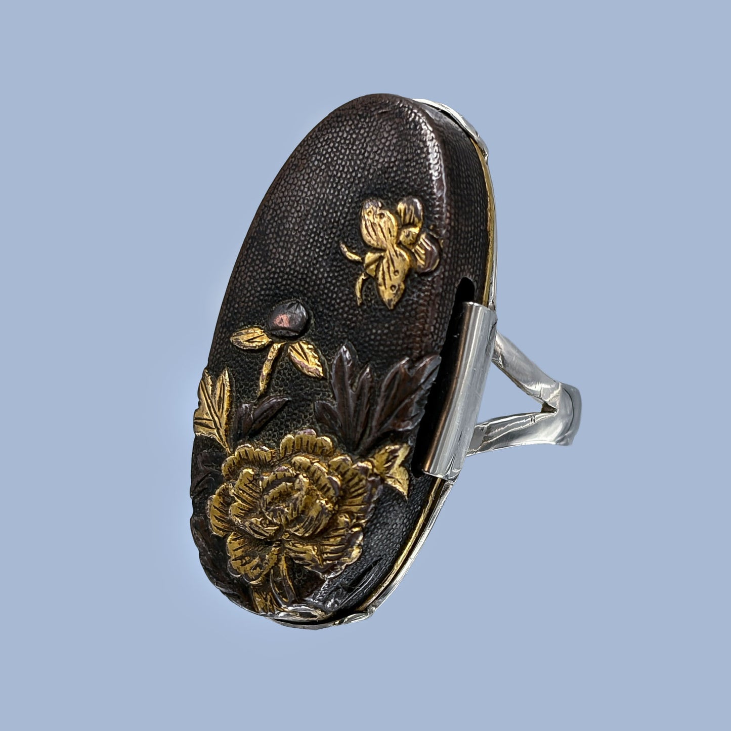 Shakudo Sterling Ring