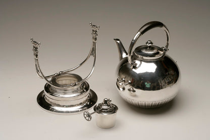 Georg Jensen Sterling Silver "Cosmos" Coffee & Tea Service Complete Set