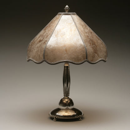 Art Nouveau 830 Silver Table Lamp by K. Andersen