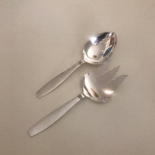 Allan Adler Sterling Silver Serving Spoon and Fork