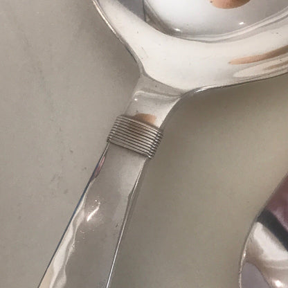 Allan Adler Sterling Silver Serving Spoon and Fork