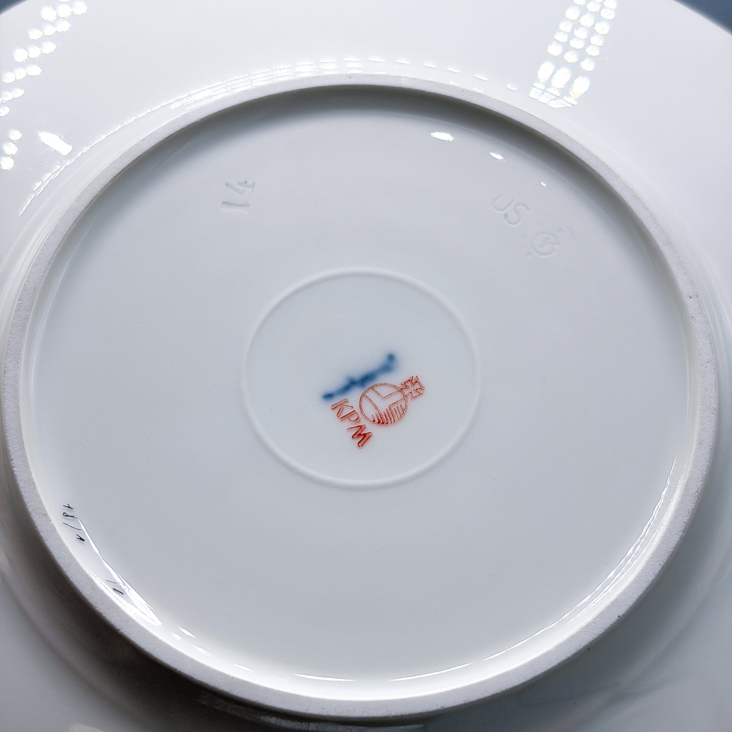 KPM Porcelain "Arkadia" 12 Piece Dinner & Salad Plate Set