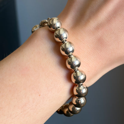 Estate Tiffany & Co. Sterling Silver Ball Bracelet