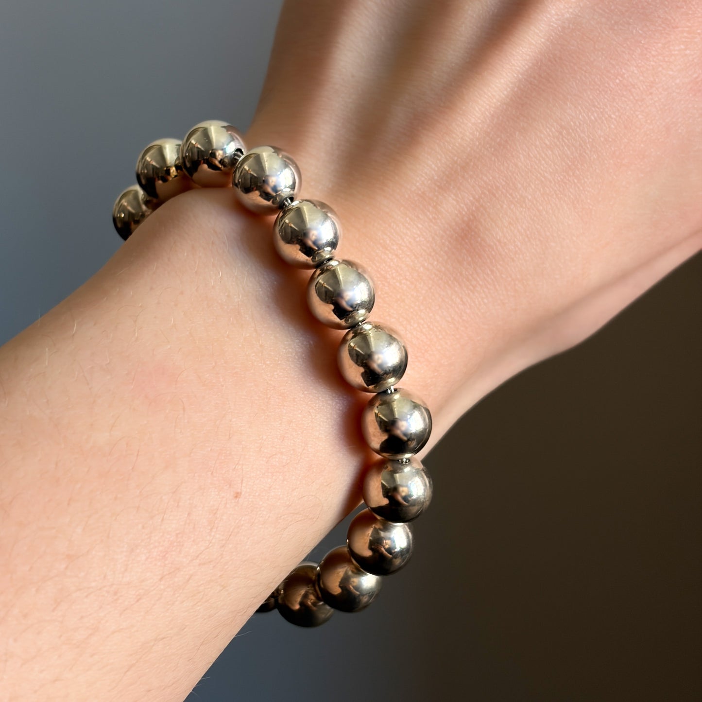 Estate Tiffany & Co. Sterling Silver Ball Bracelet