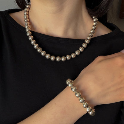 Estate Tiffany & Co. Sterling Silver Ball Bracelet