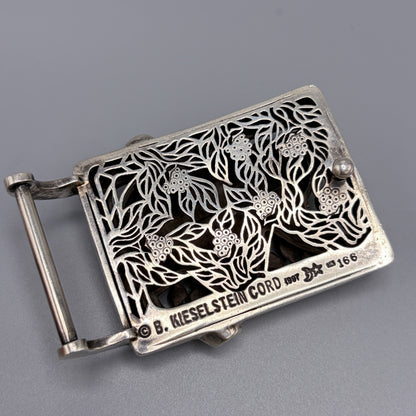 Estate Sterling Silver Bear Buckle by B.Kieselstein Cord