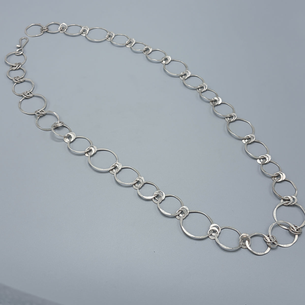 Estate Sterling Silver Link Belt by John Lewis