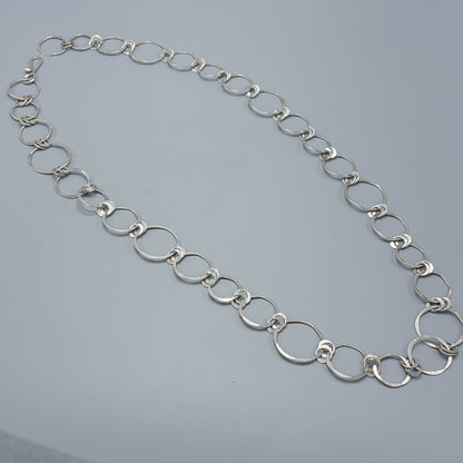Estate Sterling Silver Link Belt by John Lewis