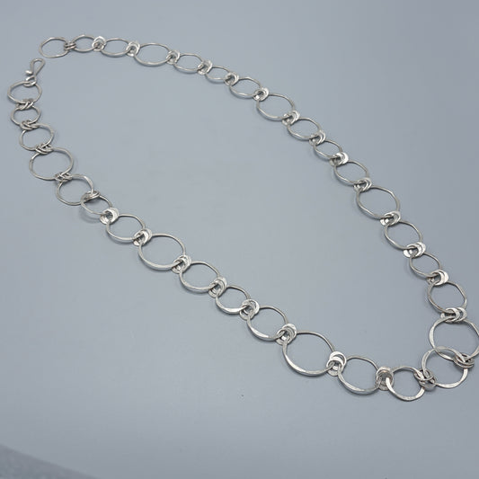 Estate Sterling Silver Link Belt by John Lewis