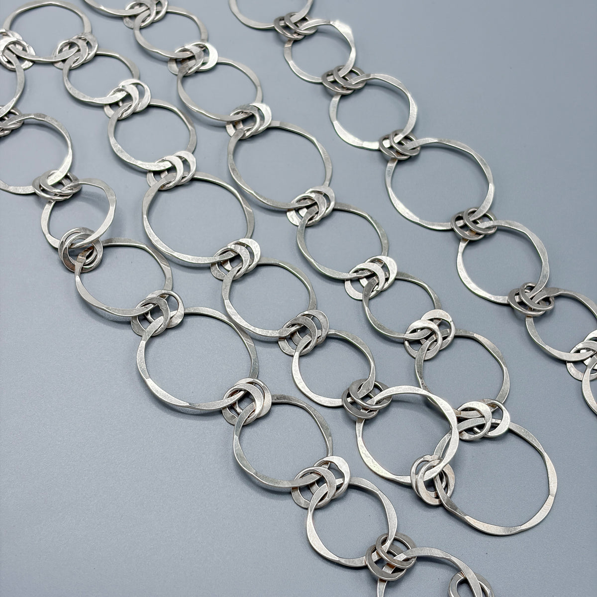 Estate Sterling Silver Link Belt by John Lewis