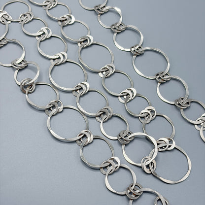 Estate Sterling Silver Link Belt by John Lewis