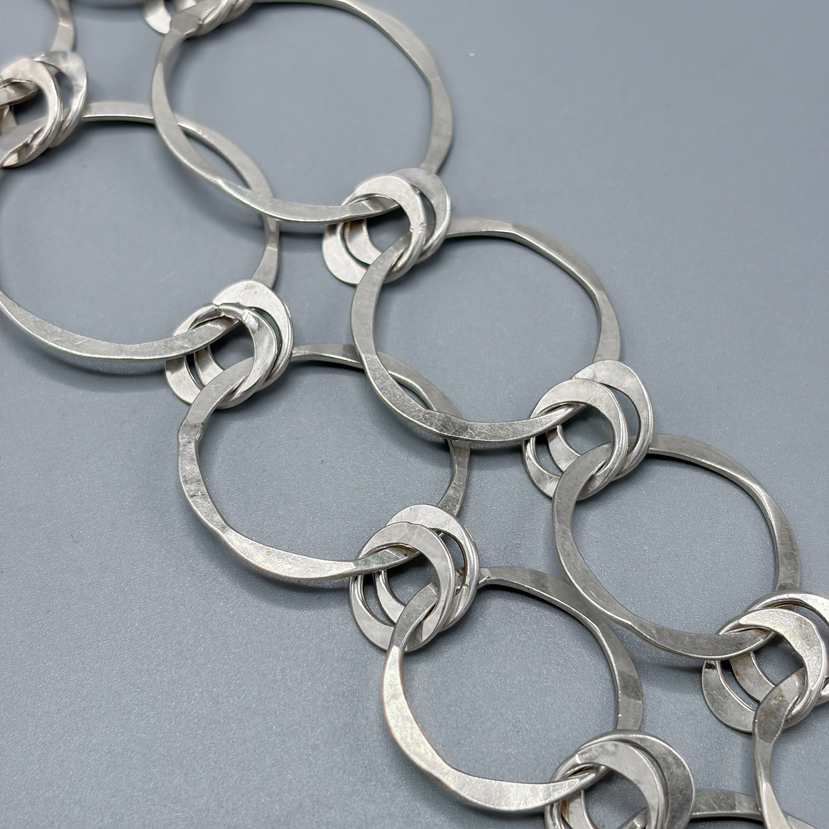 Estate Sterling Silver Link Belt by John Lewis