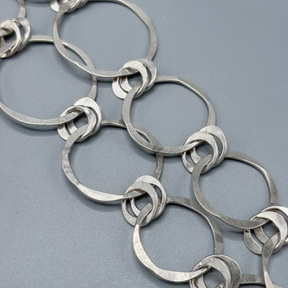 Estate Sterling Silver Link Belt by John Lewis
