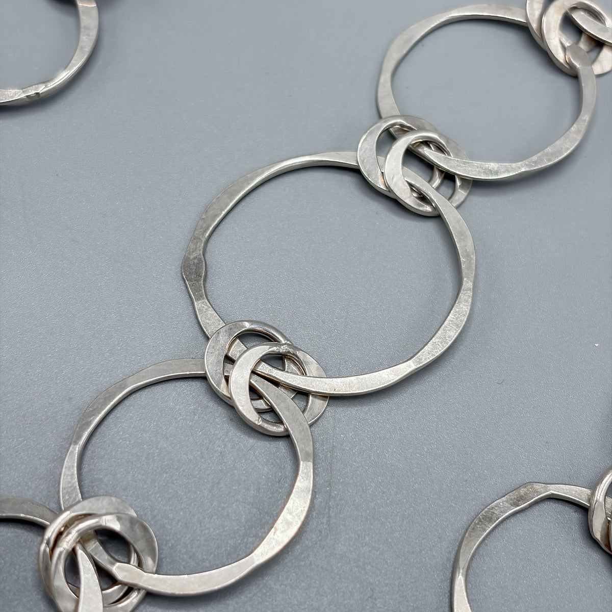 Estate Sterling Silver Link Belt by John Lewis