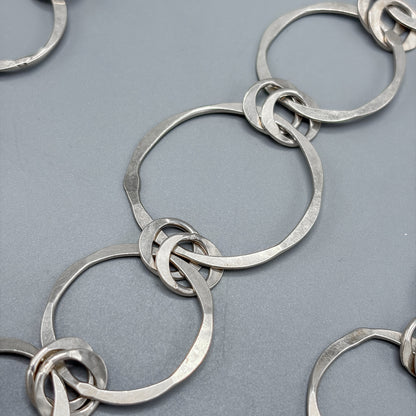 Estate Sterling Silver Link Belt by John Lewis