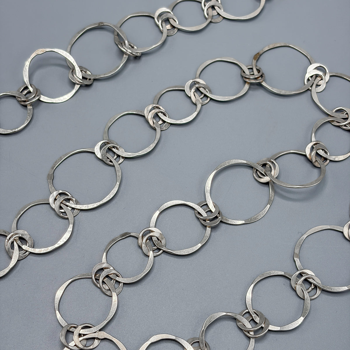 Estate Sterling Silver Link Belt by John Lewis