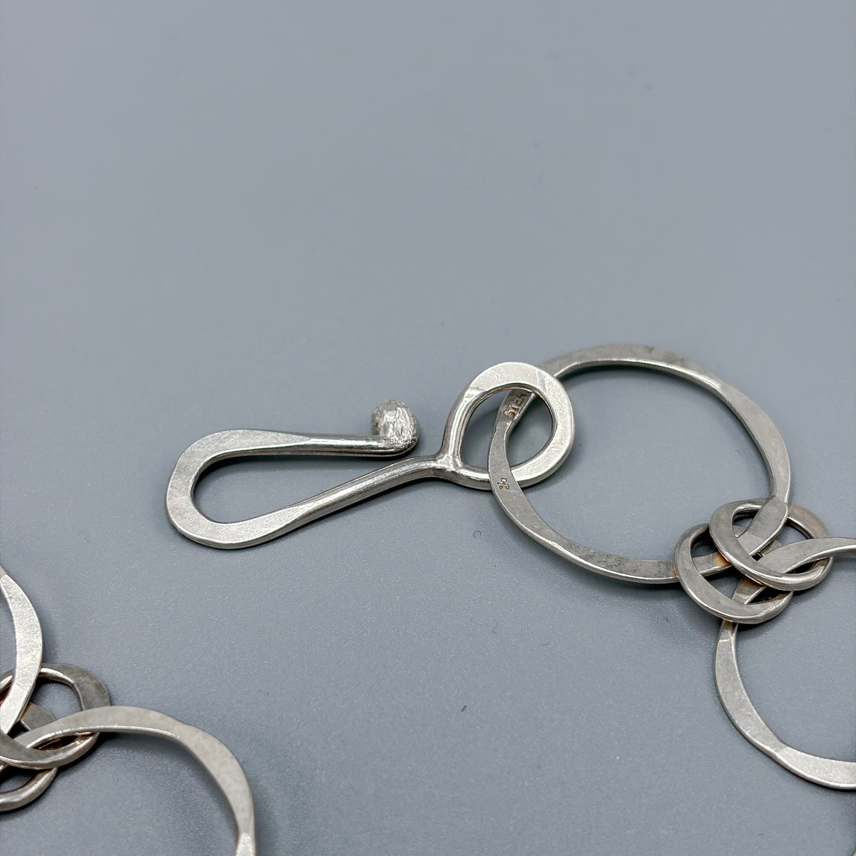 Estate Sterling Silver Link Belt by John Lewis