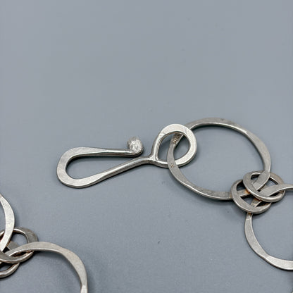 Estate Sterling Silver Link Belt by John Lewis