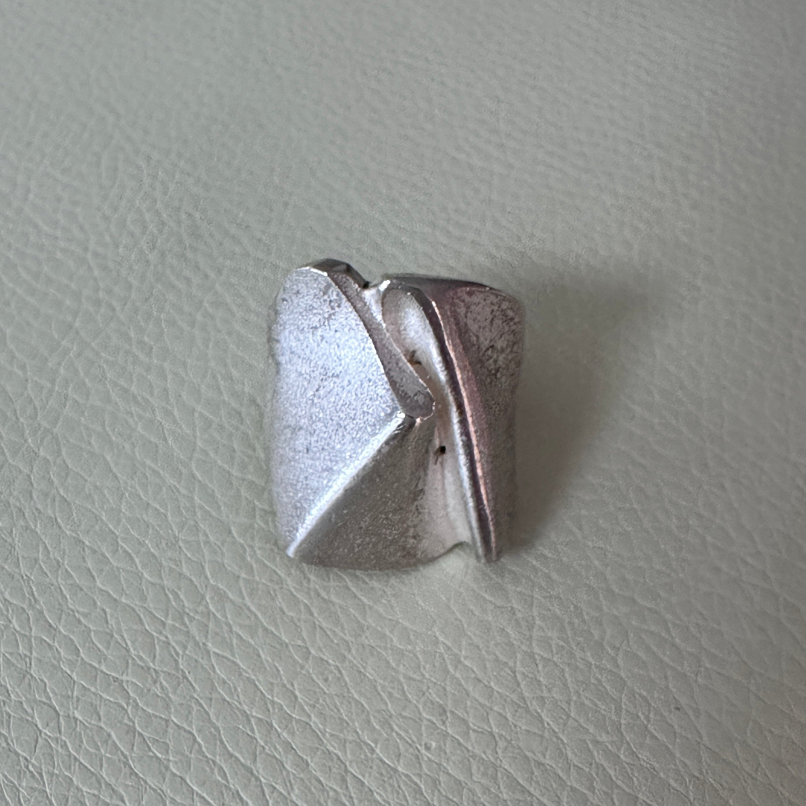 Estate Sterling Silver Lapponia Large Abstract Ring by Björn