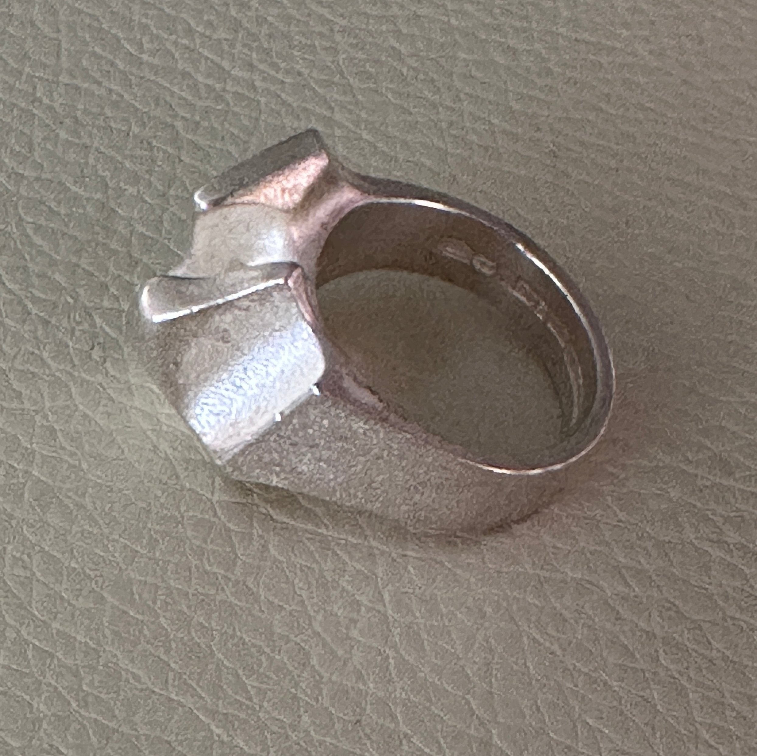 「 malstrøm 」RING Swedish 【LOOt】大渦潮リング Estate Sterling Silver Lapponia Abstract Ring by Björn Weckström