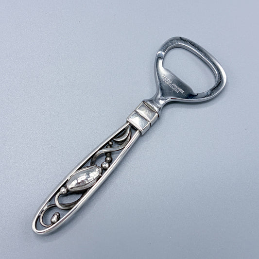 Estate Georg Jensen Sterling Silver "Blossom" Bottle Opener