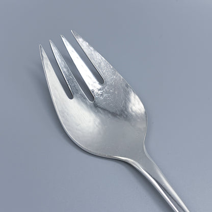 Estate Georg Jensen Sterling Silver "Blossom" Four Tine Serving Fork No 84