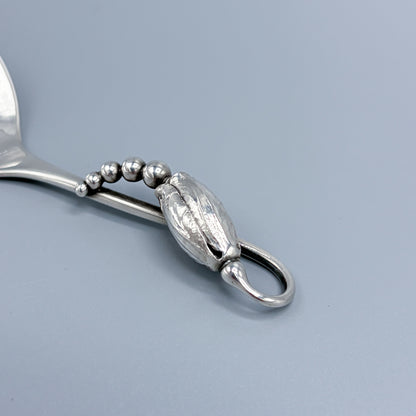 Estate Georg Jensen Sterling Silver "Blossom" Sugar Spoon No 84