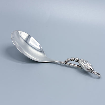 Estate Georg Jensen Sterling Silver "Blossom" Sugar Spoon No 84